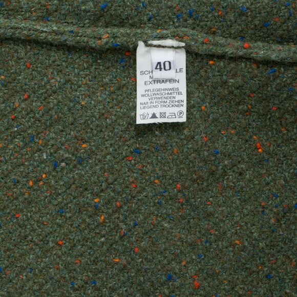 Sundazed (Belgium) Chevron Tweed Knit Bias Bound Cloverleaf Cardigan : M - Picture 8 of 8